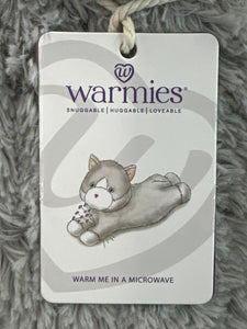 Warmies- Gray Laying Down Cat