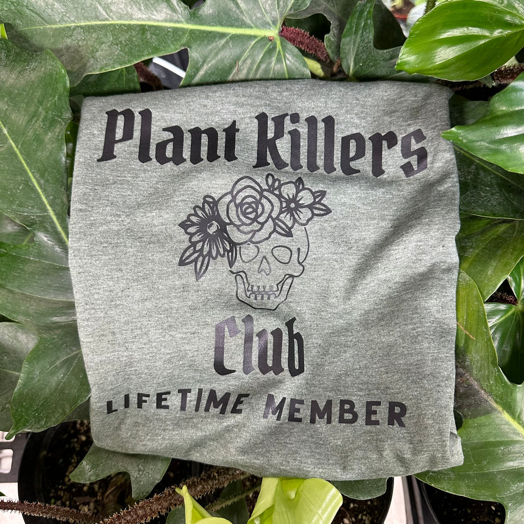 Plant Killers Club T-Shirt - M - Military Green