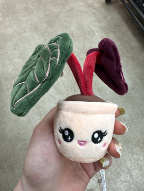 Anthurium Red Crystallinum Keychain Plush