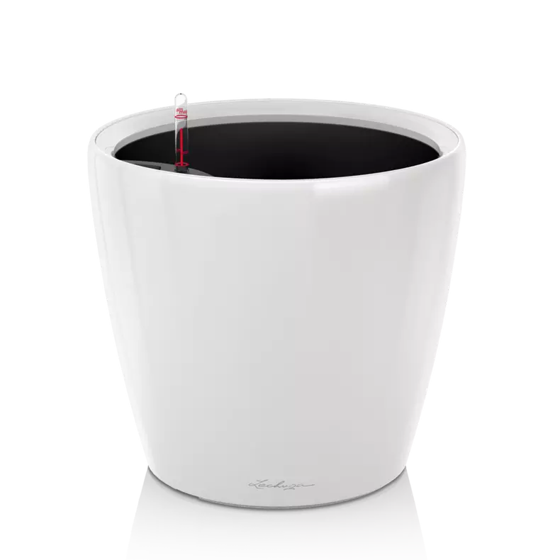 Classico 21 Self-Watering Planter // White High-Gloss